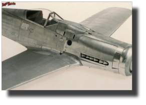 Focke Wulf Fw190 D. Scratch built in metal by Rojas Bazán. 1:15 scale.